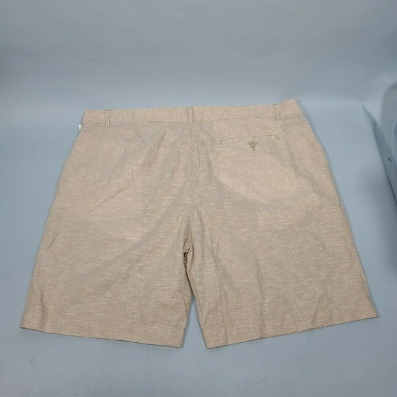Tenth + Ocean Natural Washable Linen Shorts Men's Size 42" Tan Sand NWT - Picture 2 of 8